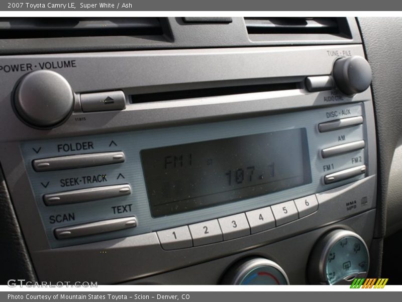 Super White / Ash 2007 Toyota Camry LE