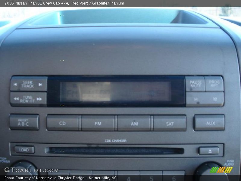 Red Alert / Graphite/Titanium 2005 Nissan Titan SE Crew Cab 4x4