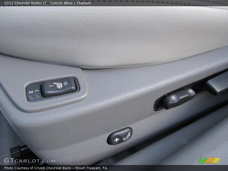 Summit White / Titanium 2011 Chevrolet Malibu LT