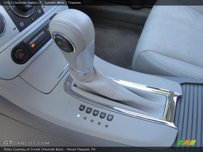 Summit White / Titanium 2011 Chevrolet Malibu LT