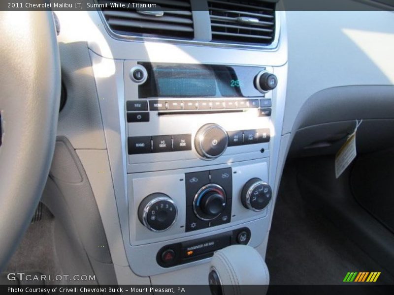Summit White / Titanium 2011 Chevrolet Malibu LT