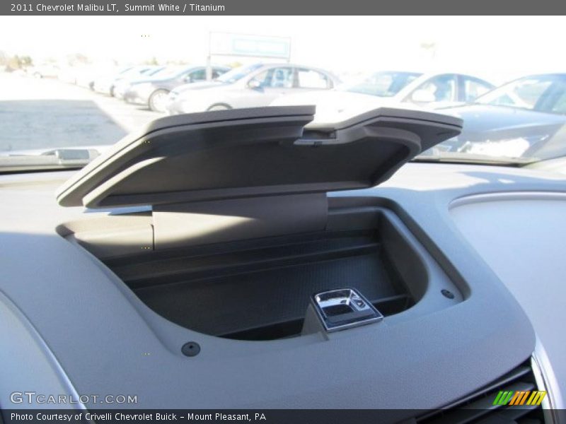 Summit White / Titanium 2011 Chevrolet Malibu LT