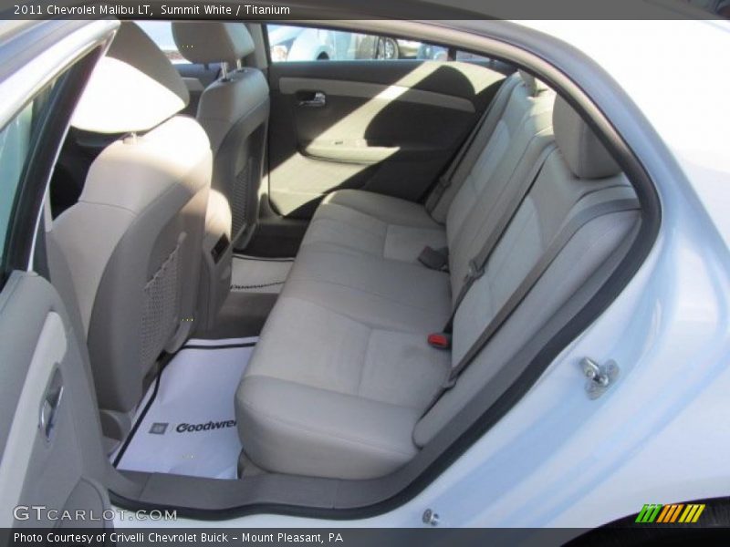 Summit White / Titanium 2011 Chevrolet Malibu LT