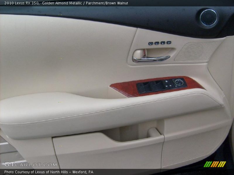 Golden Almond Metallic / Parchment/Brown Walnut 2010 Lexus RX 350