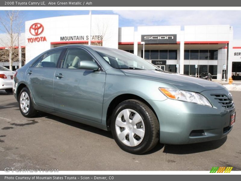 Aloe Green Metallic / Ash 2008 Toyota Camry LE