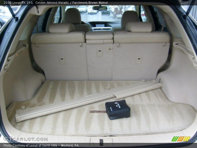Golden Almond Metallic / Parchment/Brown Walnut 2010 Lexus RX 350