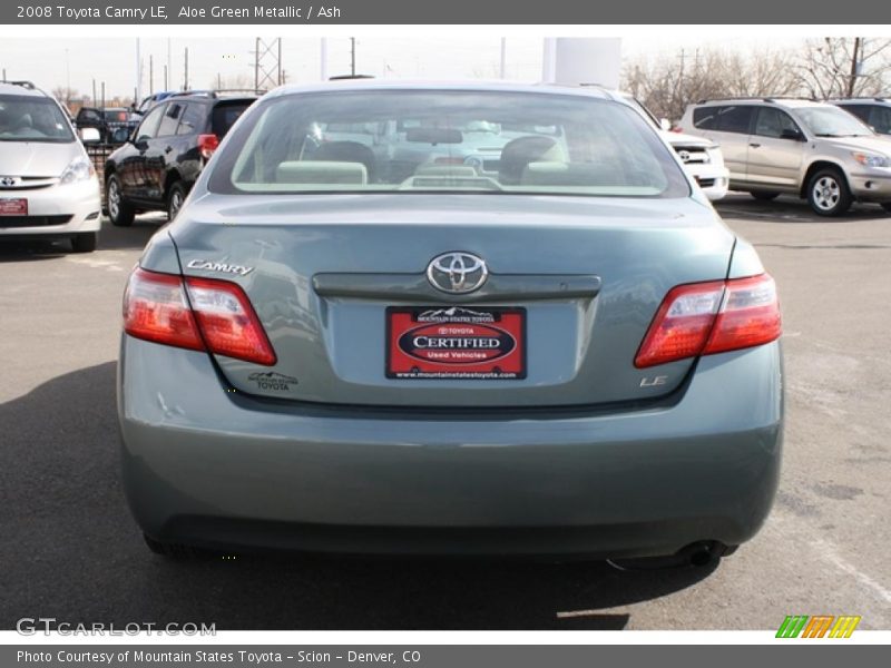 Aloe Green Metallic / Ash 2008 Toyota Camry LE