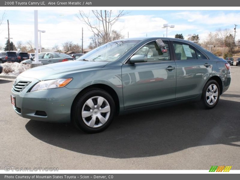 Aloe Green Metallic / Ash 2008 Toyota Camry LE