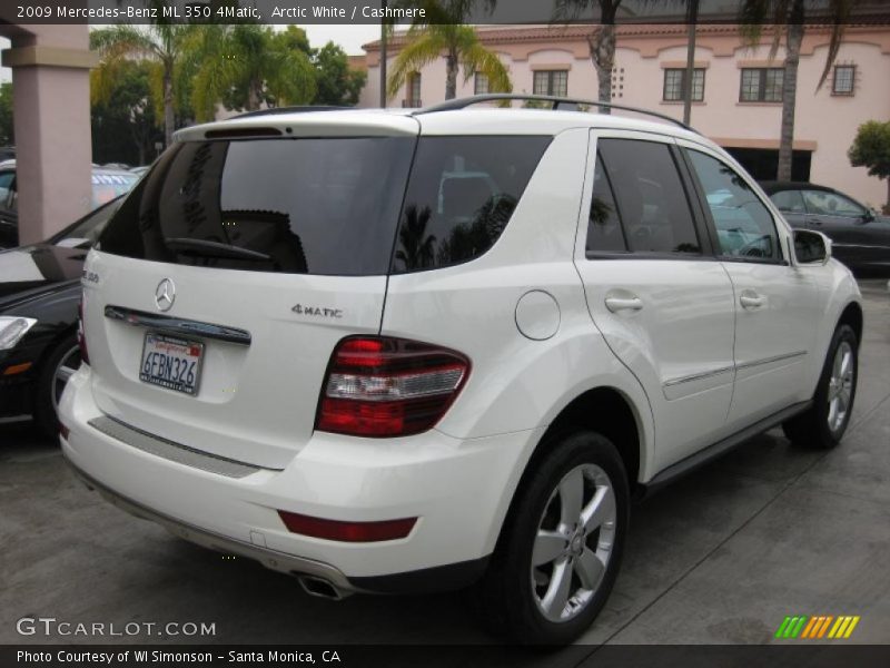 Arctic White / Cashmere 2009 Mercedes-Benz ML 350 4Matic