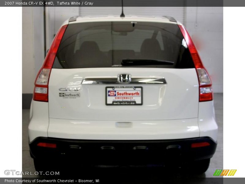 Taffeta White / Gray 2007 Honda CR-V EX 4WD