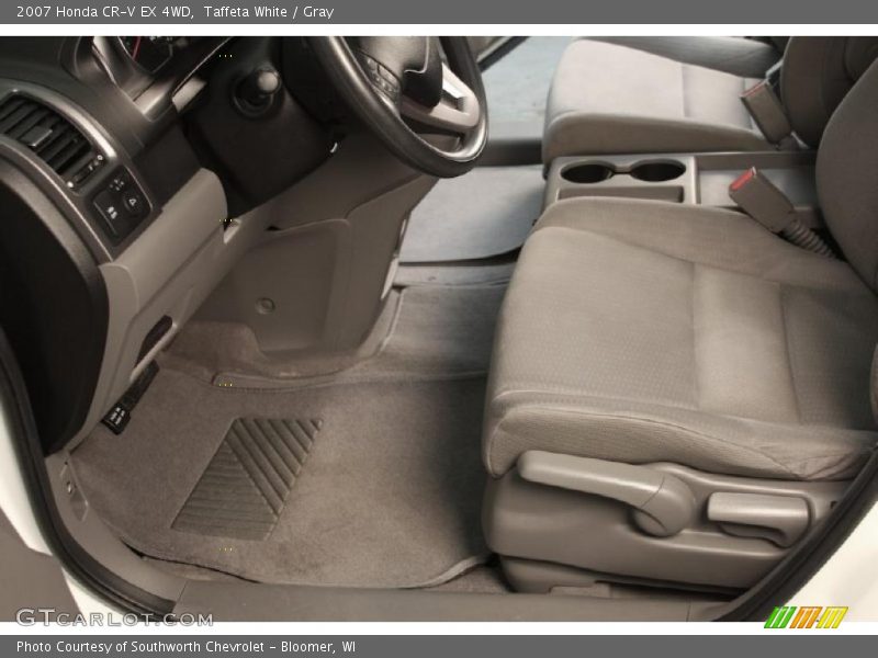 Taffeta White / Gray 2007 Honda CR-V EX 4WD