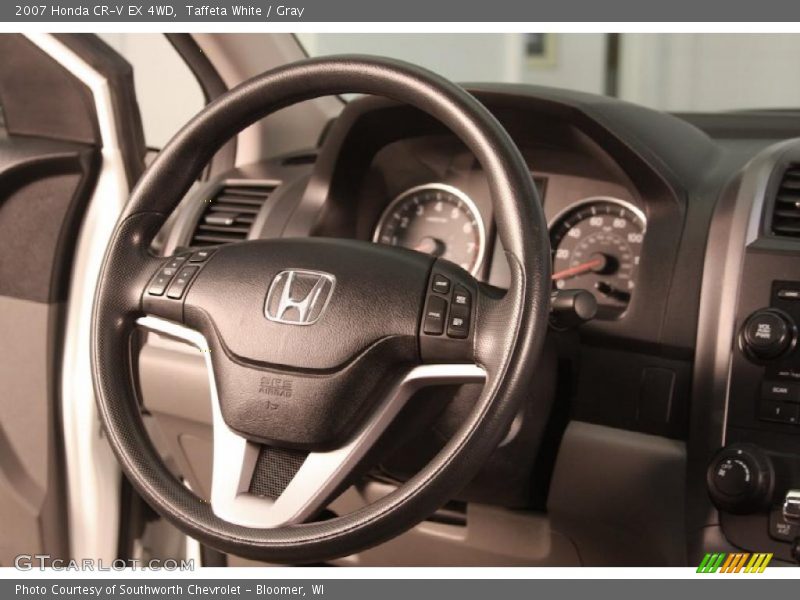 Taffeta White / Gray 2007 Honda CR-V EX 4WD