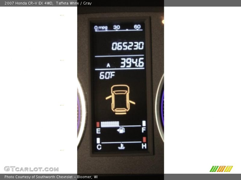 Taffeta White / Gray 2007 Honda CR-V EX 4WD