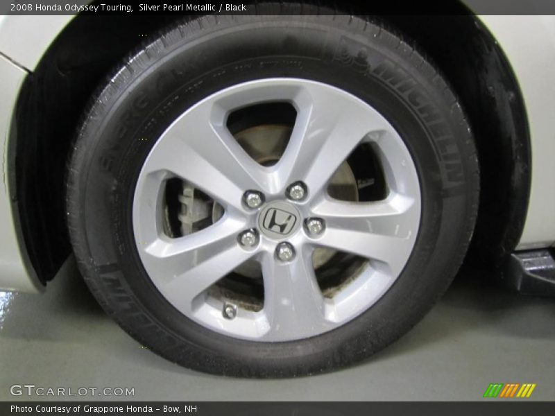 Silver Pearl Metallic / Black 2008 Honda Odyssey Touring