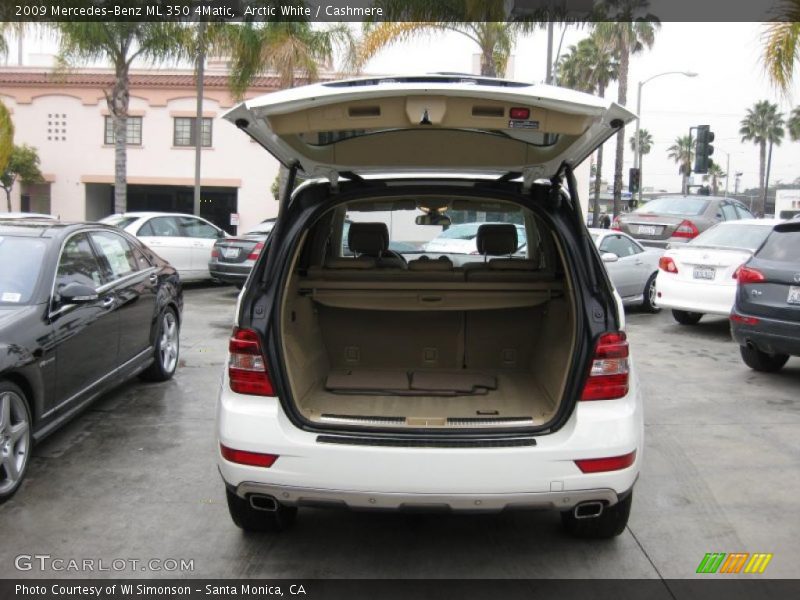 Arctic White / Cashmere 2009 Mercedes-Benz ML 350 4Matic