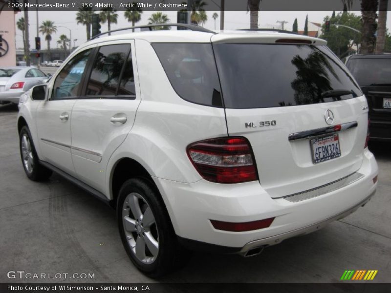 Arctic White / Cashmere 2009 Mercedes-Benz ML 350 4Matic