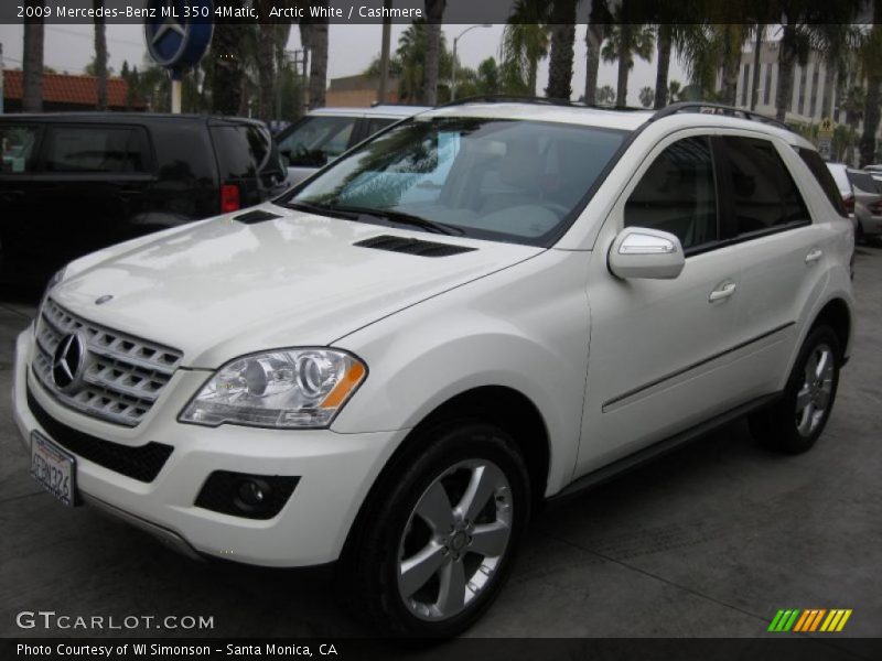 Arctic White / Cashmere 2009 Mercedes-Benz ML 350 4Matic
