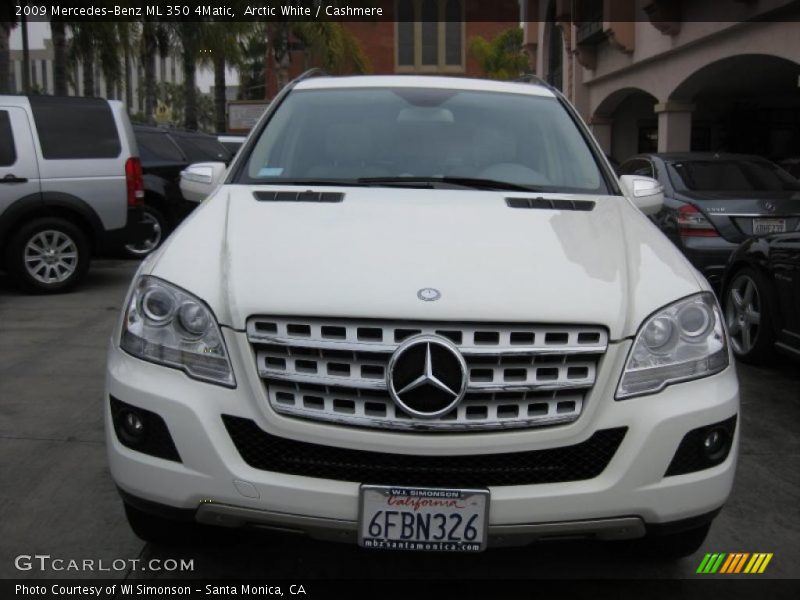 Arctic White / Cashmere 2009 Mercedes-Benz ML 350 4Matic