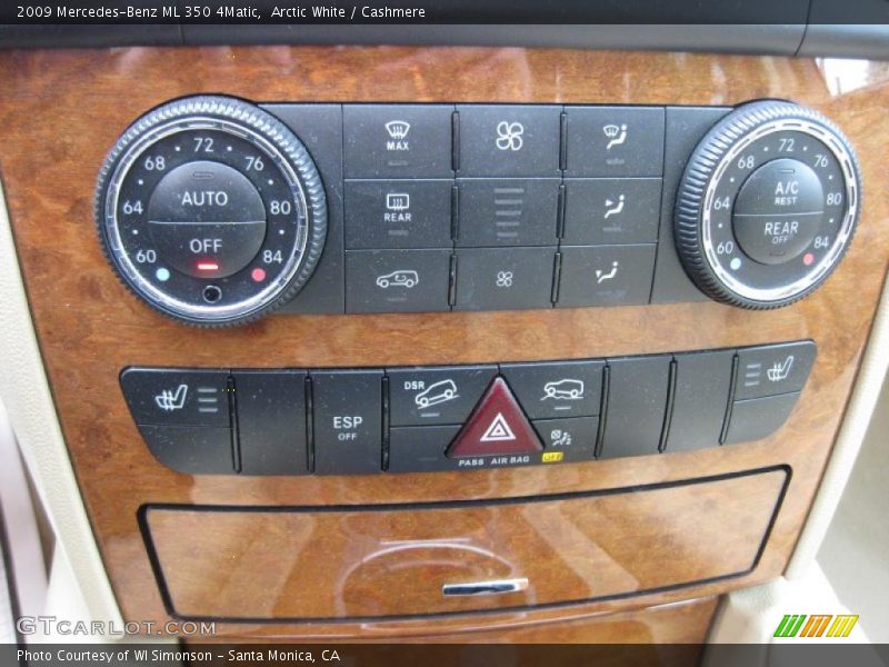 Arctic White / Cashmere 2009 Mercedes-Benz ML 350 4Matic