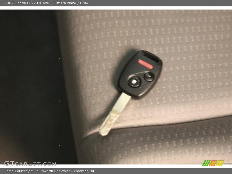 Taffeta White / Gray 2007 Honda CR-V EX 4WD