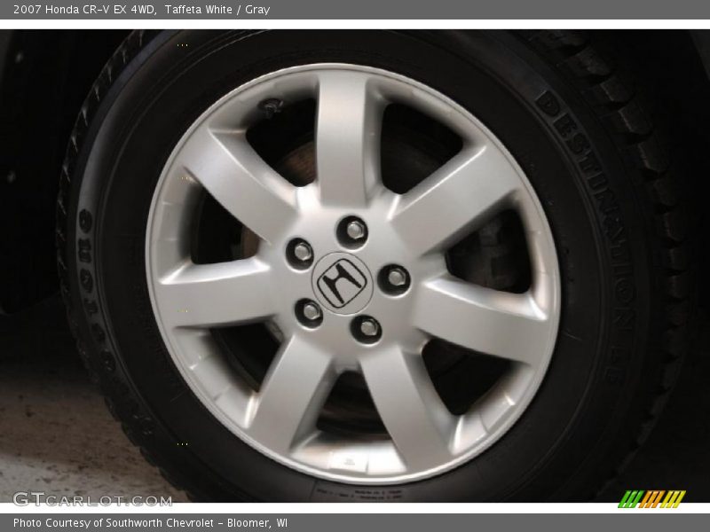 Taffeta White / Gray 2007 Honda CR-V EX 4WD