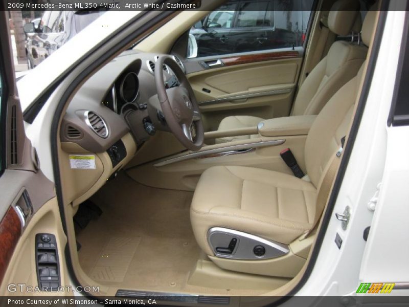 Arctic White / Cashmere 2009 Mercedes-Benz ML 350 4Matic