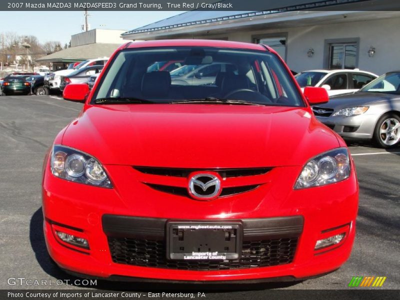 True Red / Gray/Black 2007 Mazda MAZDA3 MAZDASPEED3 Grand Touring