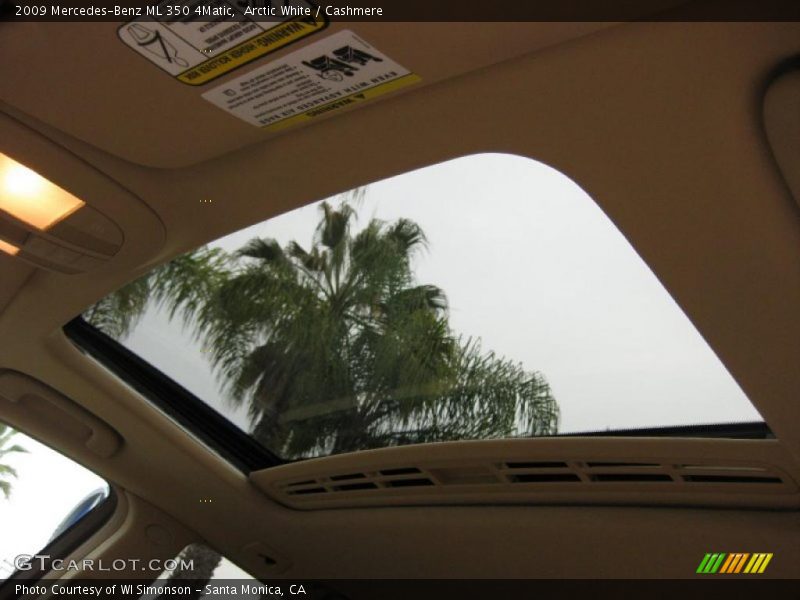 Arctic White / Cashmere 2009 Mercedes-Benz ML 350 4Matic