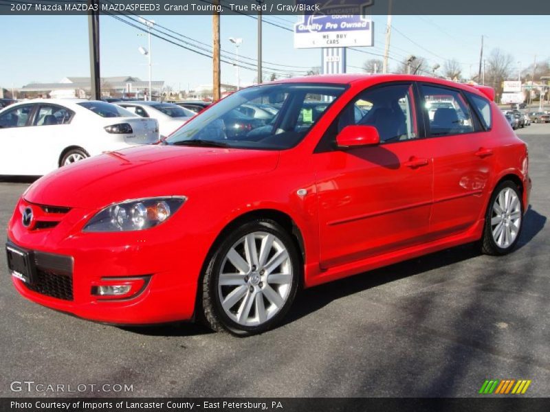 True Red / Gray/Black 2007 Mazda MAZDA3 MAZDASPEED3 Grand Touring