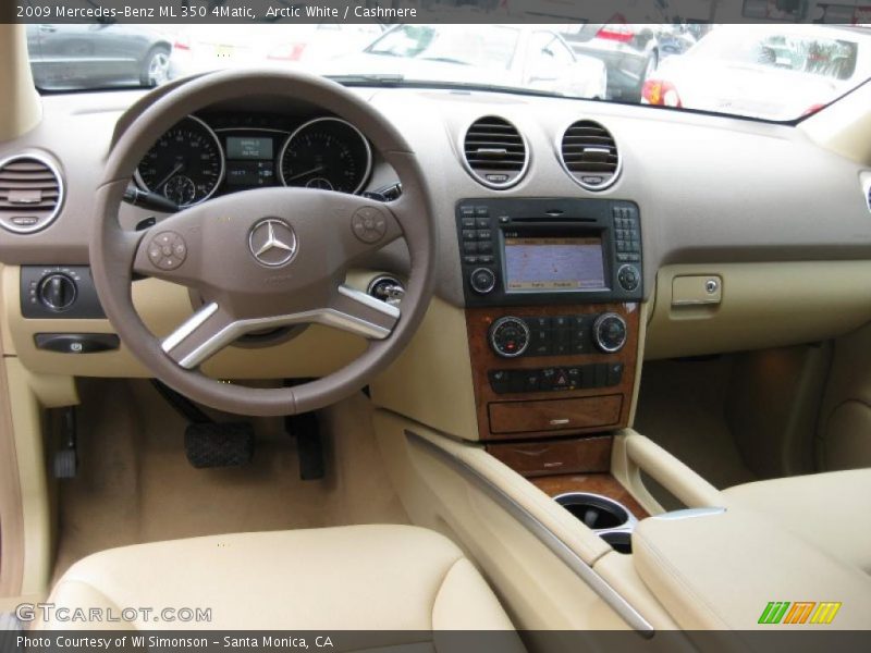 Arctic White / Cashmere 2009 Mercedes-Benz ML 350 4Matic