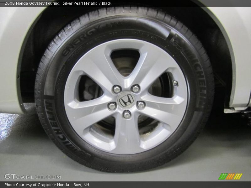 Silver Pearl Metallic / Black 2008 Honda Odyssey Touring