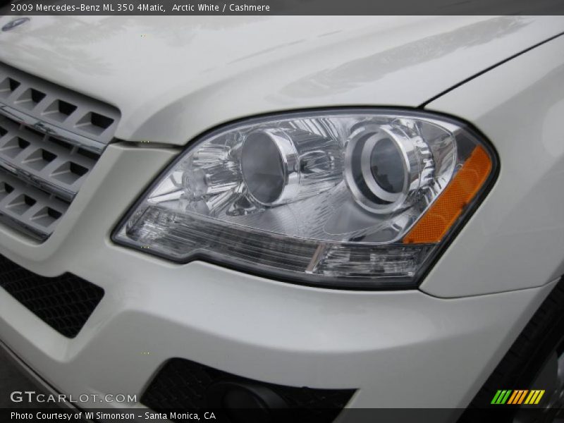 Arctic White / Cashmere 2009 Mercedes-Benz ML 350 4Matic