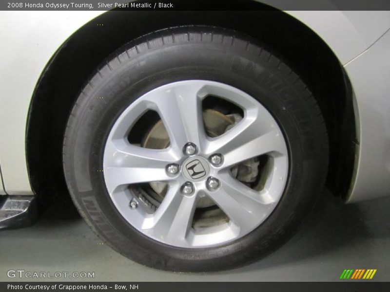 Silver Pearl Metallic / Black 2008 Honda Odyssey Touring