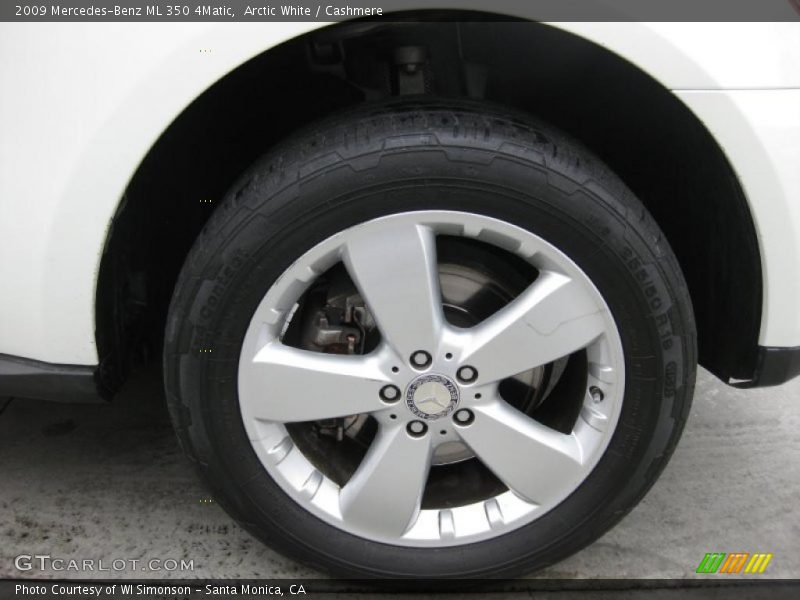 Arctic White / Cashmere 2009 Mercedes-Benz ML 350 4Matic