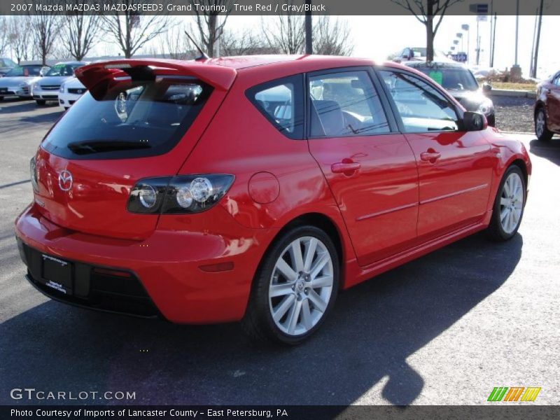 True Red / Gray/Black 2007 Mazda MAZDA3 MAZDASPEED3 Grand Touring