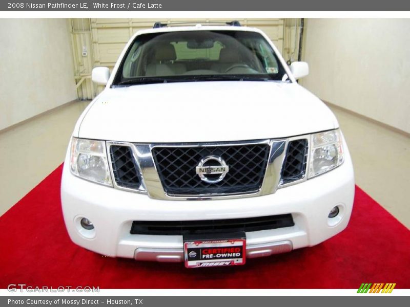 White Frost / Cafe Latte 2008 Nissan Pathfinder LE