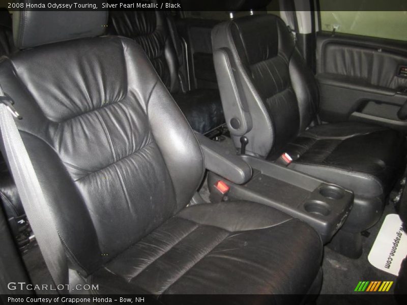Silver Pearl Metallic / Black 2008 Honda Odyssey Touring