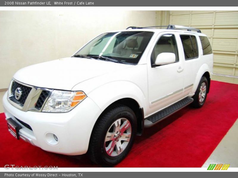 White Frost / Cafe Latte 2008 Nissan Pathfinder LE