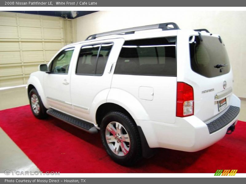 White Frost / Cafe Latte 2008 Nissan Pathfinder LE