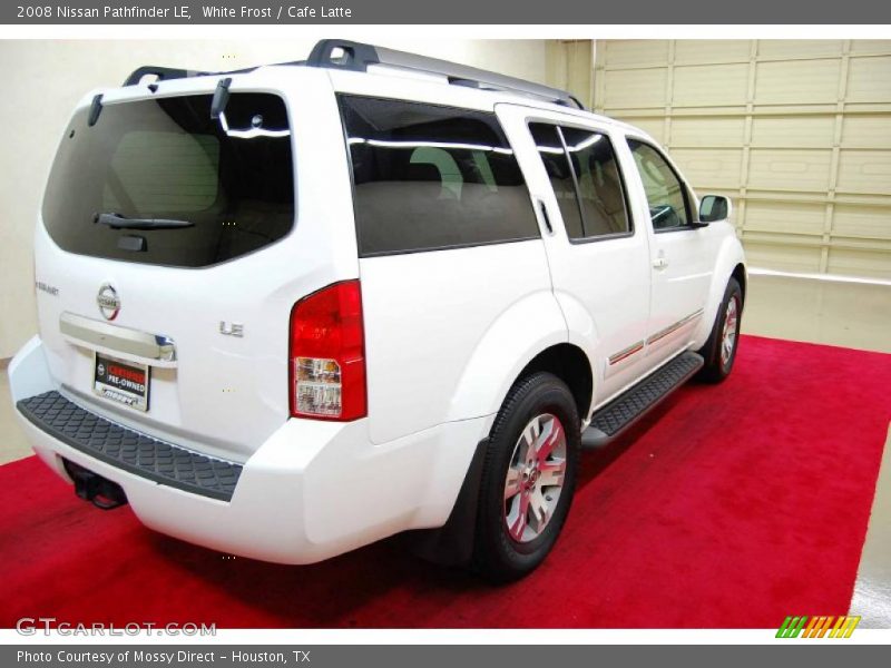 White Frost / Cafe Latte 2008 Nissan Pathfinder LE