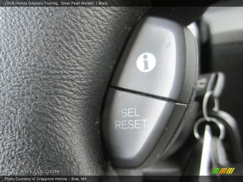 Silver Pearl Metallic / Black 2008 Honda Odyssey Touring
