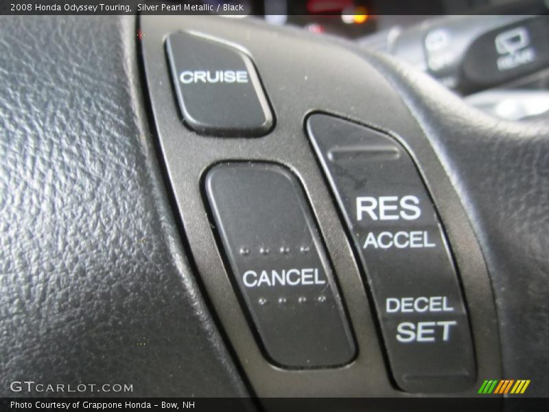 Silver Pearl Metallic / Black 2008 Honda Odyssey Touring
