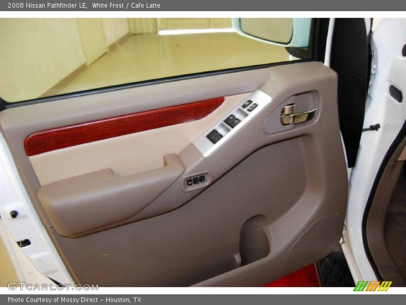 White Frost / Cafe Latte 2008 Nissan Pathfinder LE