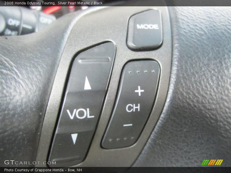 Silver Pearl Metallic / Black 2008 Honda Odyssey Touring