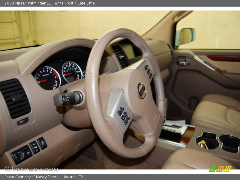 White Frost / Cafe Latte 2008 Nissan Pathfinder LE