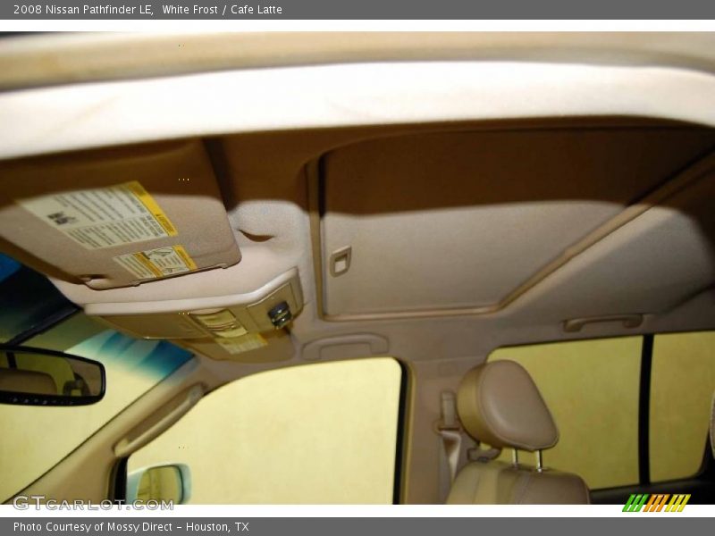 White Frost / Cafe Latte 2008 Nissan Pathfinder LE