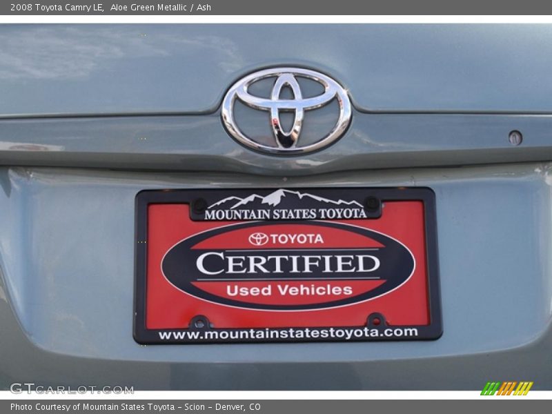 Aloe Green Metallic / Ash 2008 Toyota Camry LE