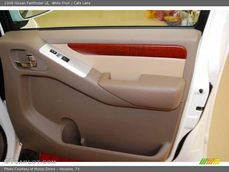 White Frost / Cafe Latte 2008 Nissan Pathfinder LE