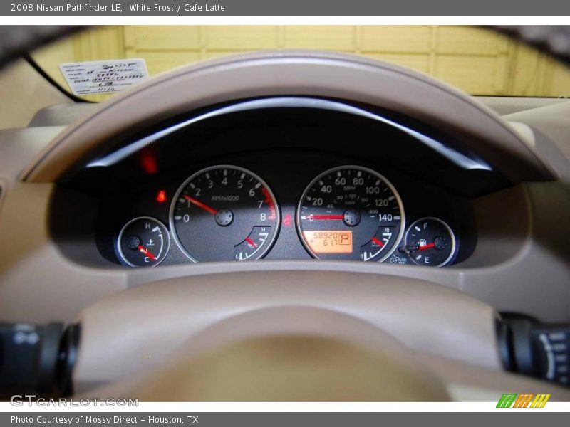 White Frost / Cafe Latte 2008 Nissan Pathfinder LE