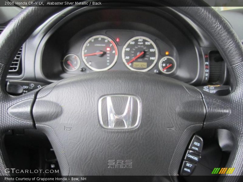 Alabaster Silver Metallic / Black 2006 Honda CR-V LX